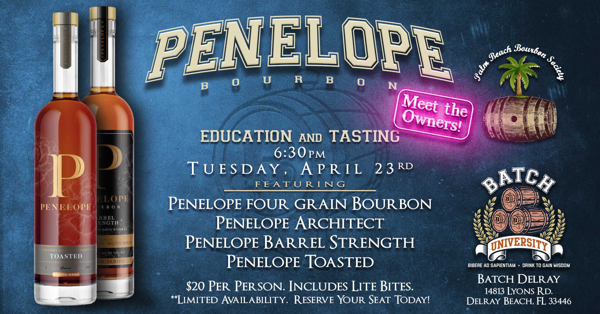 Meet N' Greet with the Penelope Bourbon Founders » Palm Beach Bourbon - The Beach On Bourbon Christopher Prasad